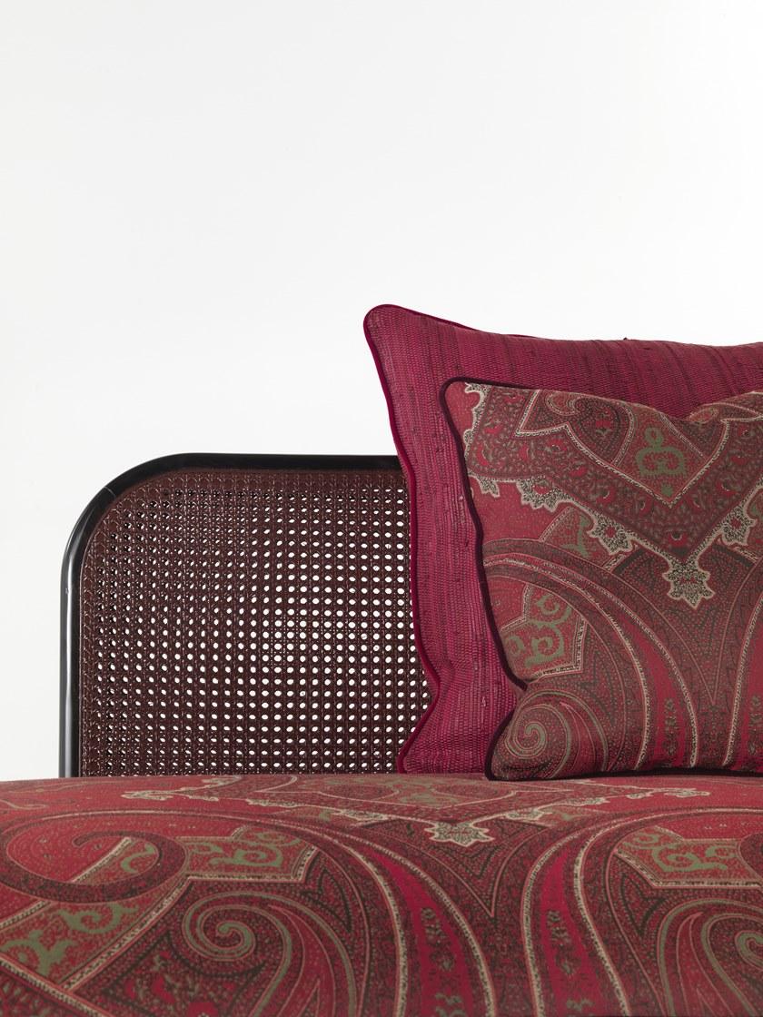 ETRO Home Interiors Изогнутый 3-местный тканевый диван Caral E.car.211.b - Вид №2