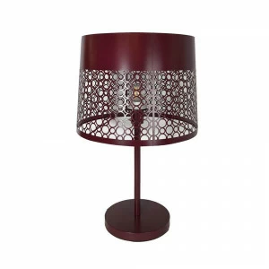Лампа настольная бордовая Seven Fires "Карвед" 39103.04.12.01C SEVEN FIRES КАРВЕД 00-3907810 Фиолетовый