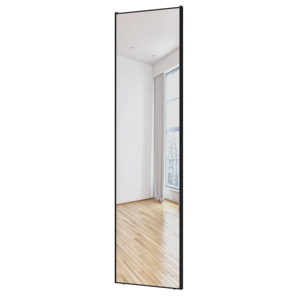 Дверь-купе KONSENSA 225.5x70.4 см с зеркалом профиль черный узкий 89443970 STLM-2092785  - Вид №2