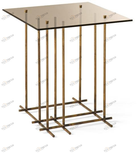 Gallotti&Radice Квадратный хрустальный журнальный столик sun-id-1491629