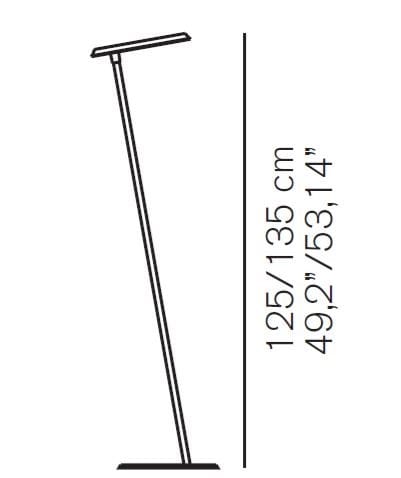 Металлический светодиодный торшер Oluce Мухомор ARCH-00135196 - Вид №2