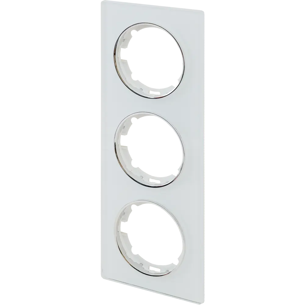 ONEKEYELECTRO Florence - тройная стеклянная рамка для вертикальных розеток 82838542 STLM-0036873 - Вид №2