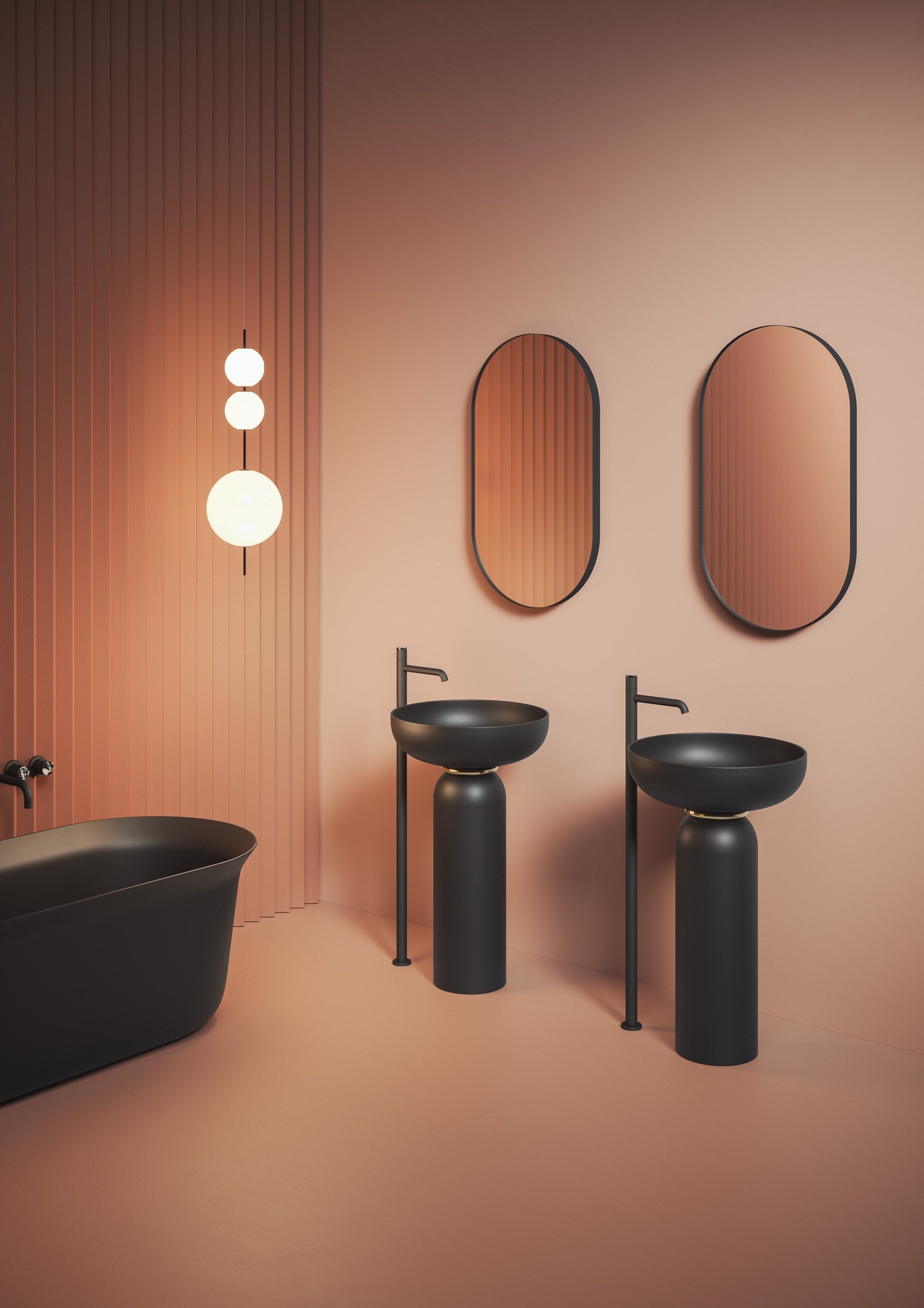 Керамическая круглая отдельно стоящая раковина ArtCeram Jolie ARCH-00022398 - Вид №3