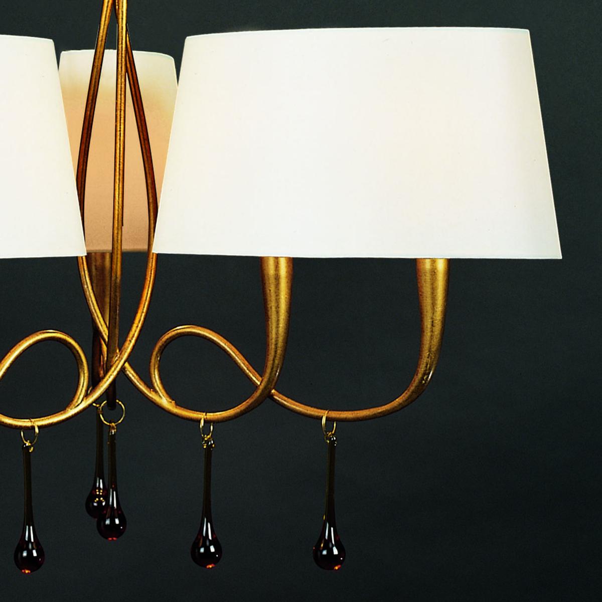 085103 Люстра 6L золото/белый Mantra Paola