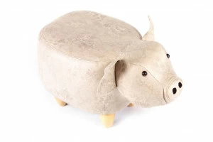 Пуфик на ножках французский серый "Поросенок" BRADEX HOME  00-3974036 Серый