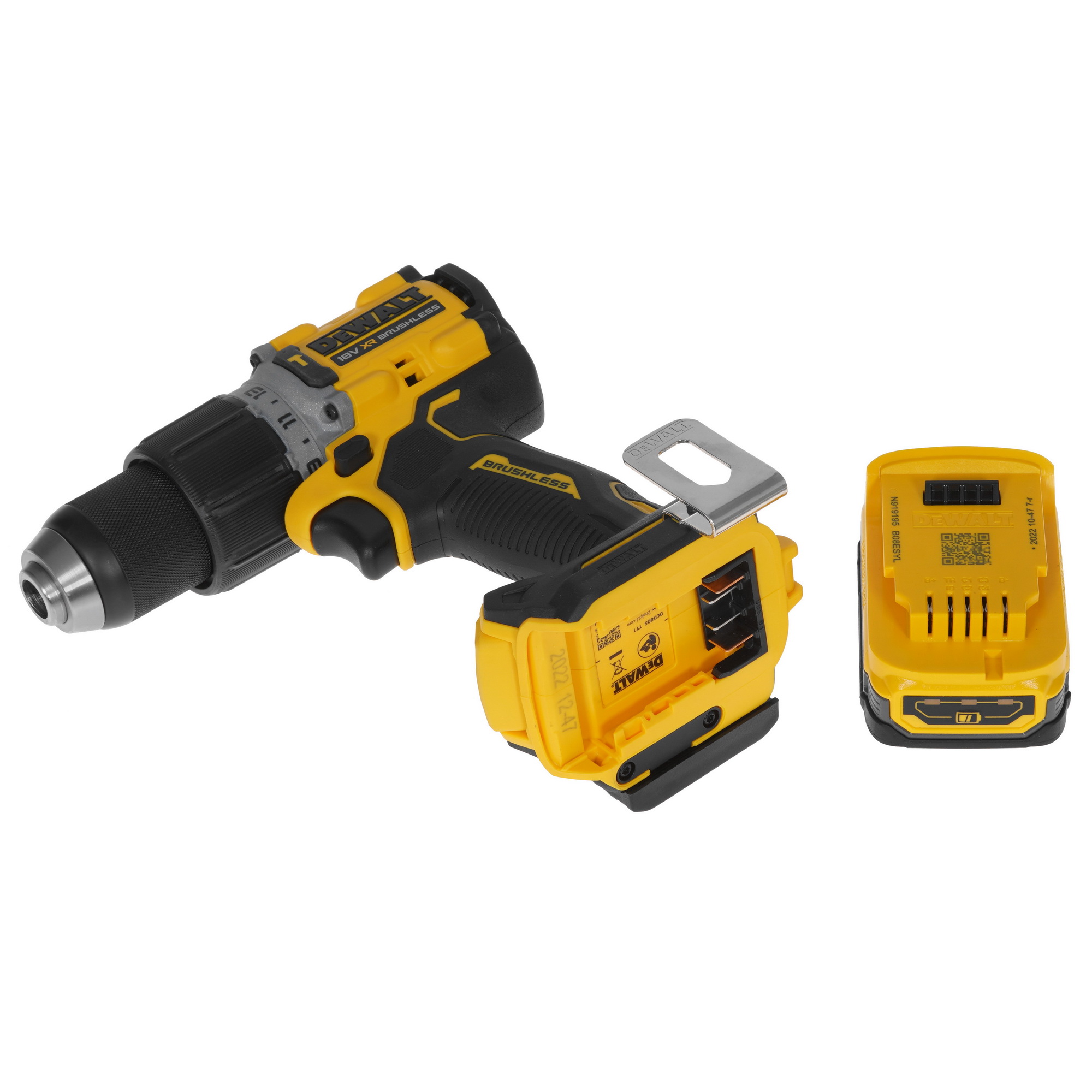 Дрель-шуруповерт DeWalt DCD805E2T-QW XR FLEXVOLТ 18/54V 9963409 STDN-0030727 - Вид №7