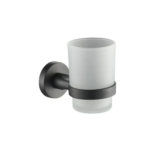 Стакан для зубных щеток Raindrops 20584 стекло цвет черный