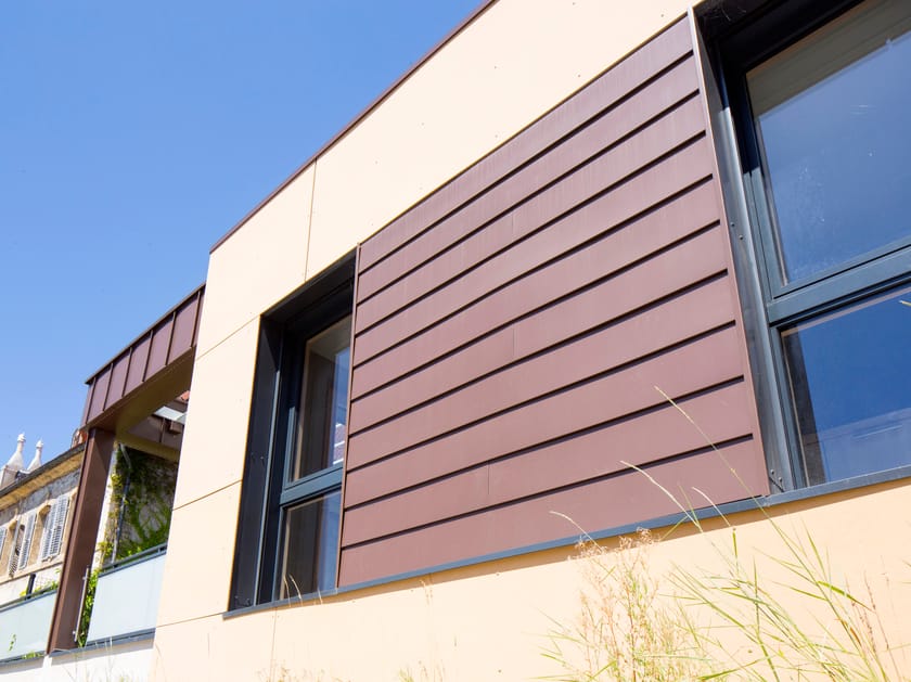 Вентилируемая фасадная система VMZINC VMZINC® CLIN ARCH-00000307