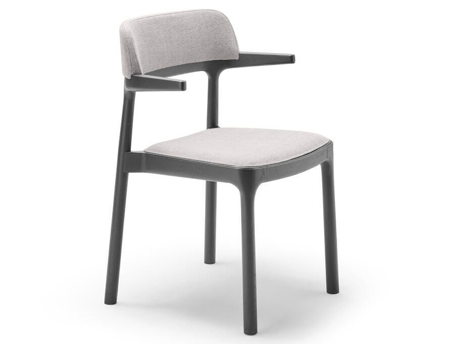 Деревянный штабелируемый стул с мягким сиденьем ALKI ORRIA ARCH-00091551 - Вид №7