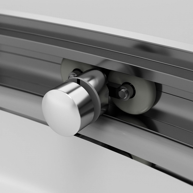 W83G-315-090CG Solo Slide Стекла для душ. ограждения 90x90 стекло тонированное проф хром глян AM.PM Like - Вид №4