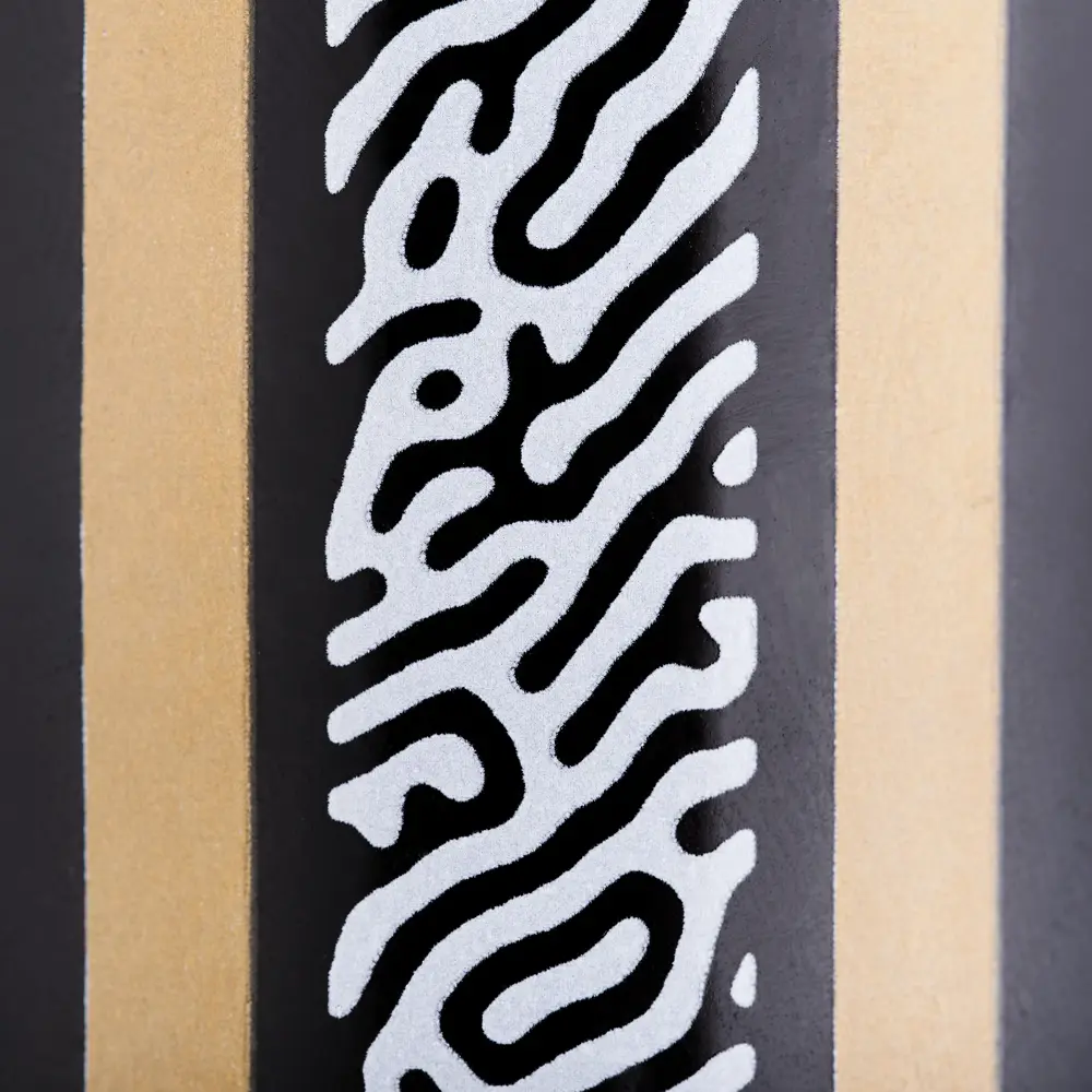 Стакан для зубных щеток Moroshka Bantu керамика цвет черный STLM-2155078 - Вид №6