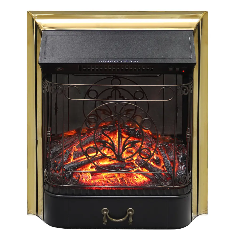 Очаг электрический Majestic FX M Brass цвет золотой 82769241 STLM-2094164 ROYAL FLAME 