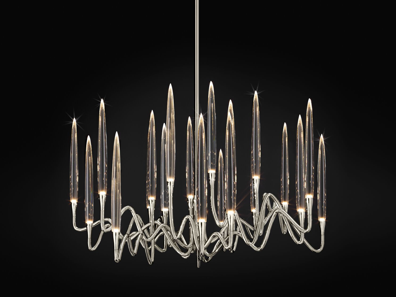 Латунная светодиодная люстра Il Pezzo Mancante кусок 3 ARCH-00036249 - Вид №9