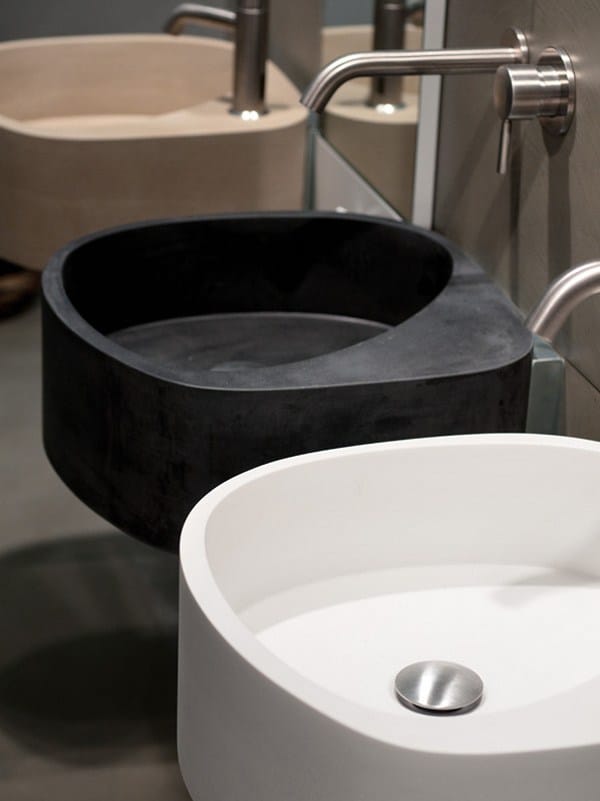 Бетонный одиночный подвесной умывальник Moab Elletre ARCH-00078215 - Вид №7