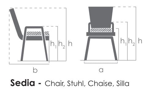 Синтетическое волокно сад стул с подлокотниками BIZZOTTO GENESIS ARCH-00101942 - Вид №9