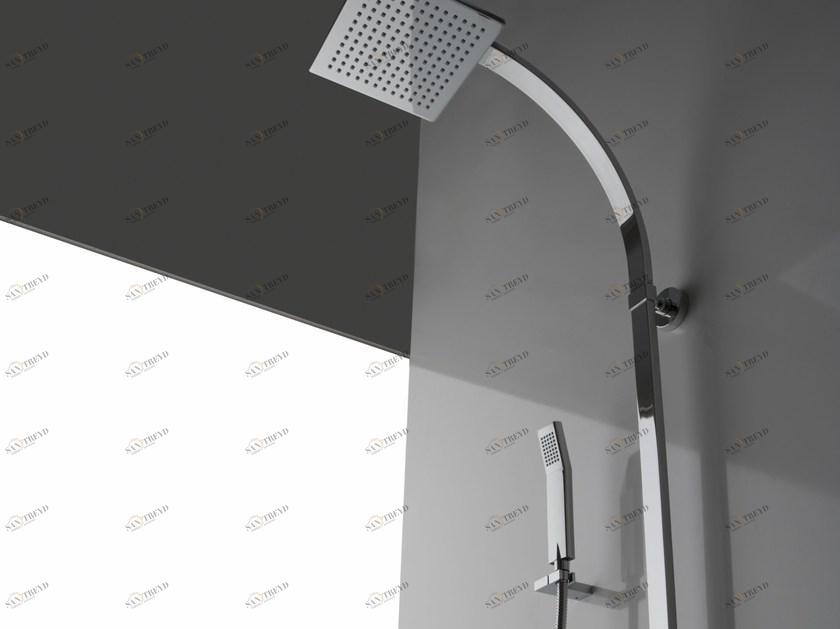 GRAFF Душевая стойка с ручным душем с верхним душем Solar sun-id-1393901