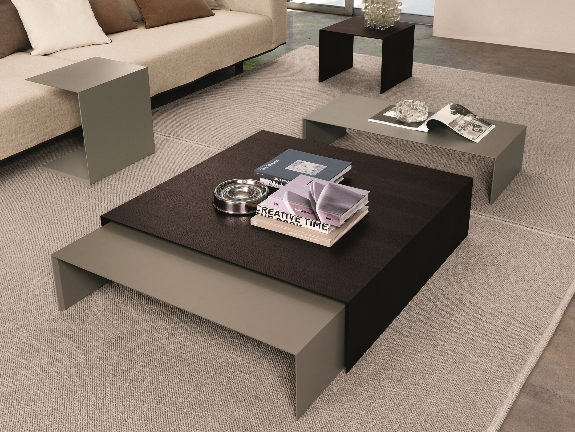 Алюминиевый журнальный столик Désirée divani Zerecento ARCH-00139242