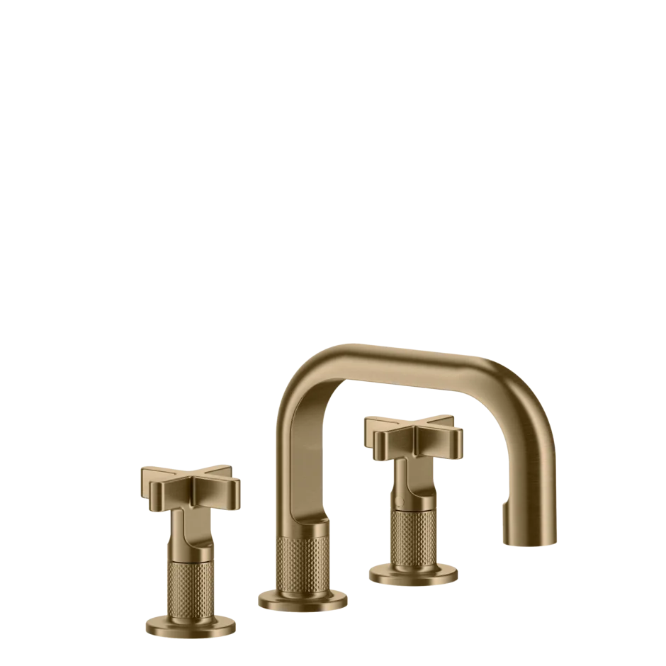 Группа умывальников 58112 726 Gessi Inciso ТЕПЛАЯ БРОНЗА BR. PVD 58112726