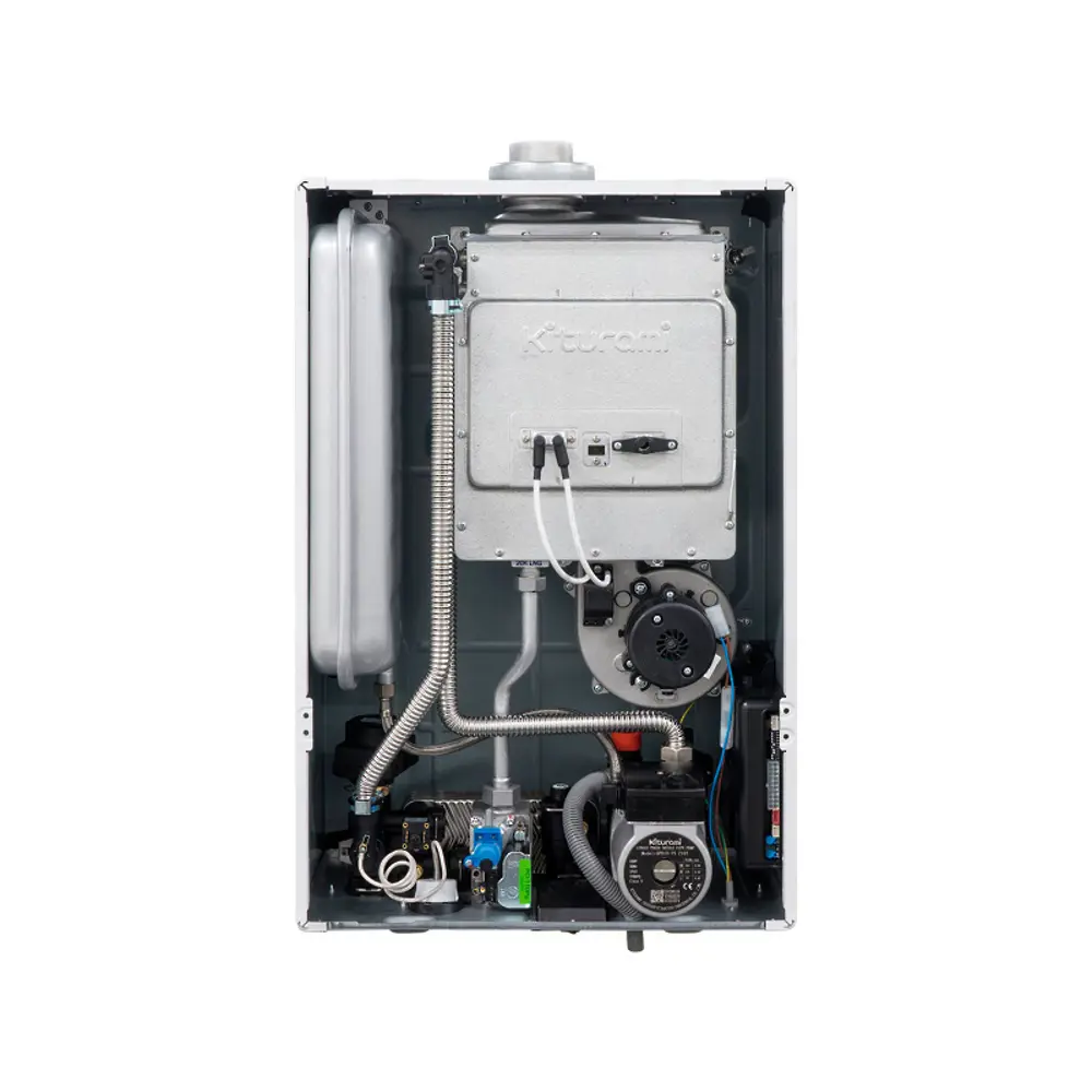 Газовый котел конвекционный 35 кВт Kiturami World Alpha-35 A21E220263 двухконтурный настенный 89336464 STLM-2148251  - Вид №2
