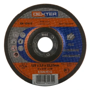 Круг отрезной по алюминию Dexter, тип 41, 125x2.5x22.2 мм 13884415 STLM-2038803
