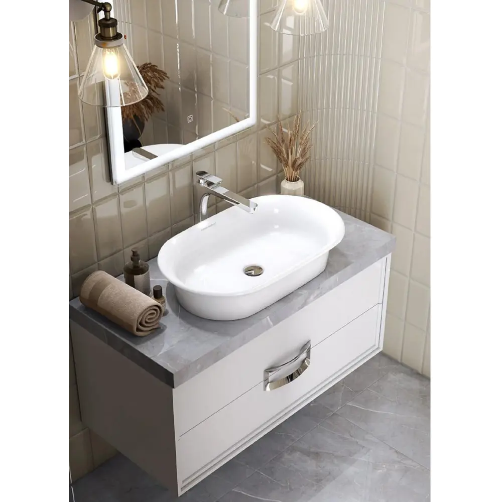 Декор карандаш Kerama Marazzi Бланше глянцевый 20x1.5 см цвет бежевый 84497231 STLM-2018691 Карандаши - Вид №3