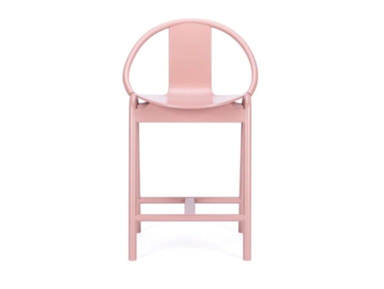 Высокий деревянный стул со спинкой TON AGAIN ARCH-00060401 - Вид №27