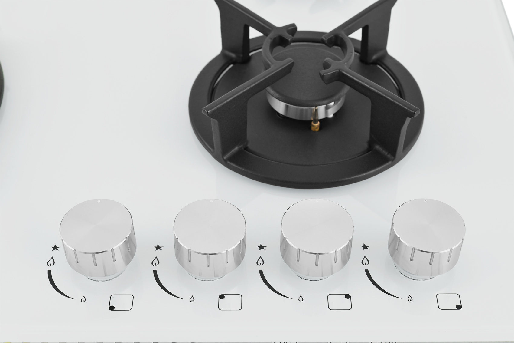 9175445 Газовая варочная поверхность ZUGEL ZGH603W STDN-0062244 - Вид №4