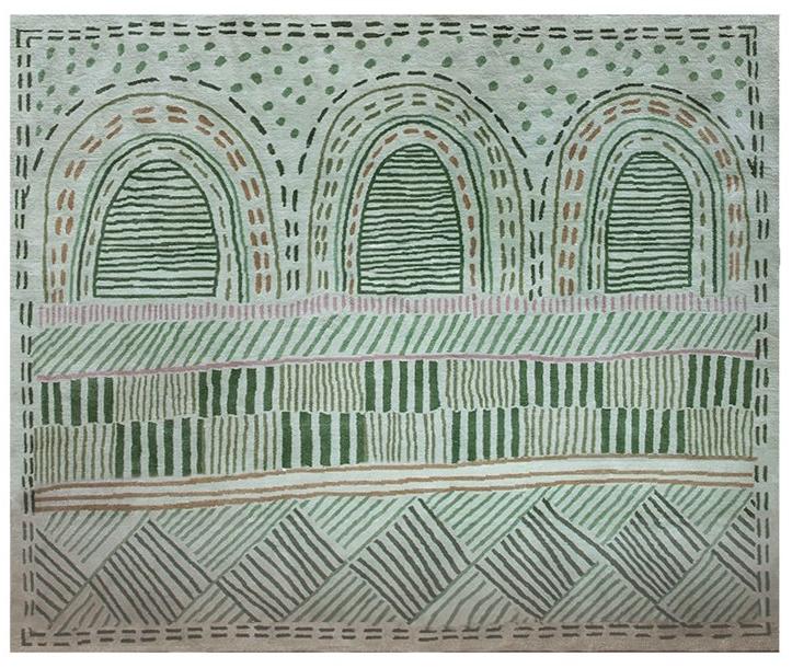 ASPLUND Коврики с прямоугольными мотивами из шерсти и tencel® sun-id-1485562 - Вид №3