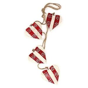 Гирлянда подвесная Christmas Hearts, 4 шт.