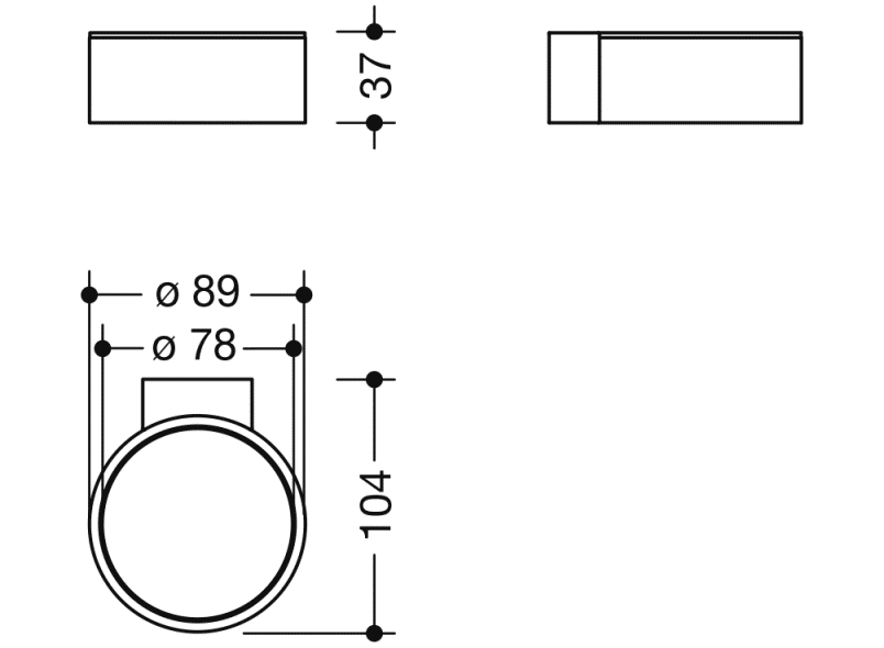 900.00.00040 Держатель фена HEWI Германия System 900 - Вид №4