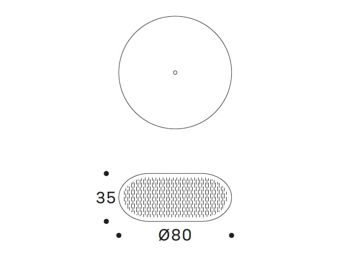 Плетеный алюминиевый круглый садовый пуф Nodo Italia ROUND DONUT ARCH-00124646 - Вид №12