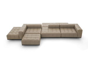 Кожаный модульный диван