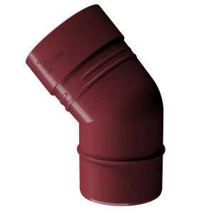Колено 45° Dacha 80 мм красный