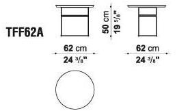 B&B Italia Журнальный столик / поднос из стали Fat sun-id-1436165 - Вид №8