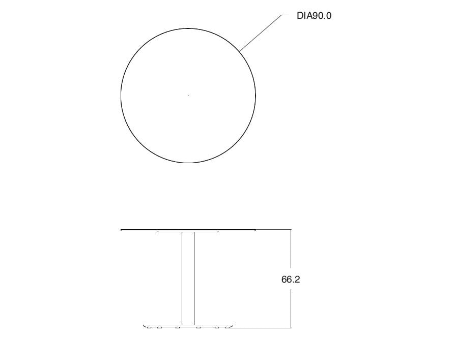 Круглый керамический садовый стол TRIBÙ T-Table ARCH-00133800 - Вид №7