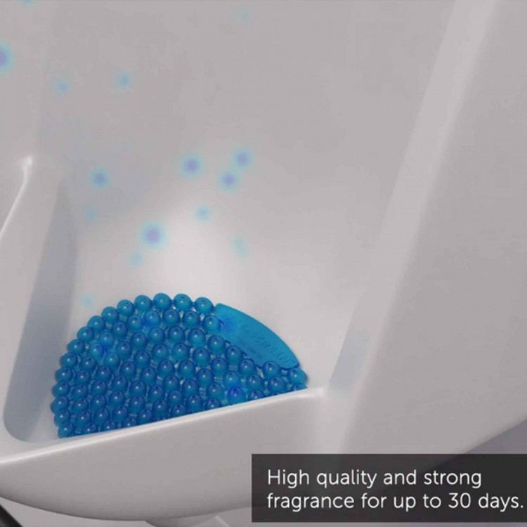 WEE-SCREEN Linen-Breeze VECTAIR SYSTEMS WEE-SCREEN Экран - ароматизатор для писсуаров - аромат Льняной Бриз голубой  - Вид №1