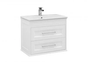 Тумба с раковиной Aquanet Бостон 80 белый