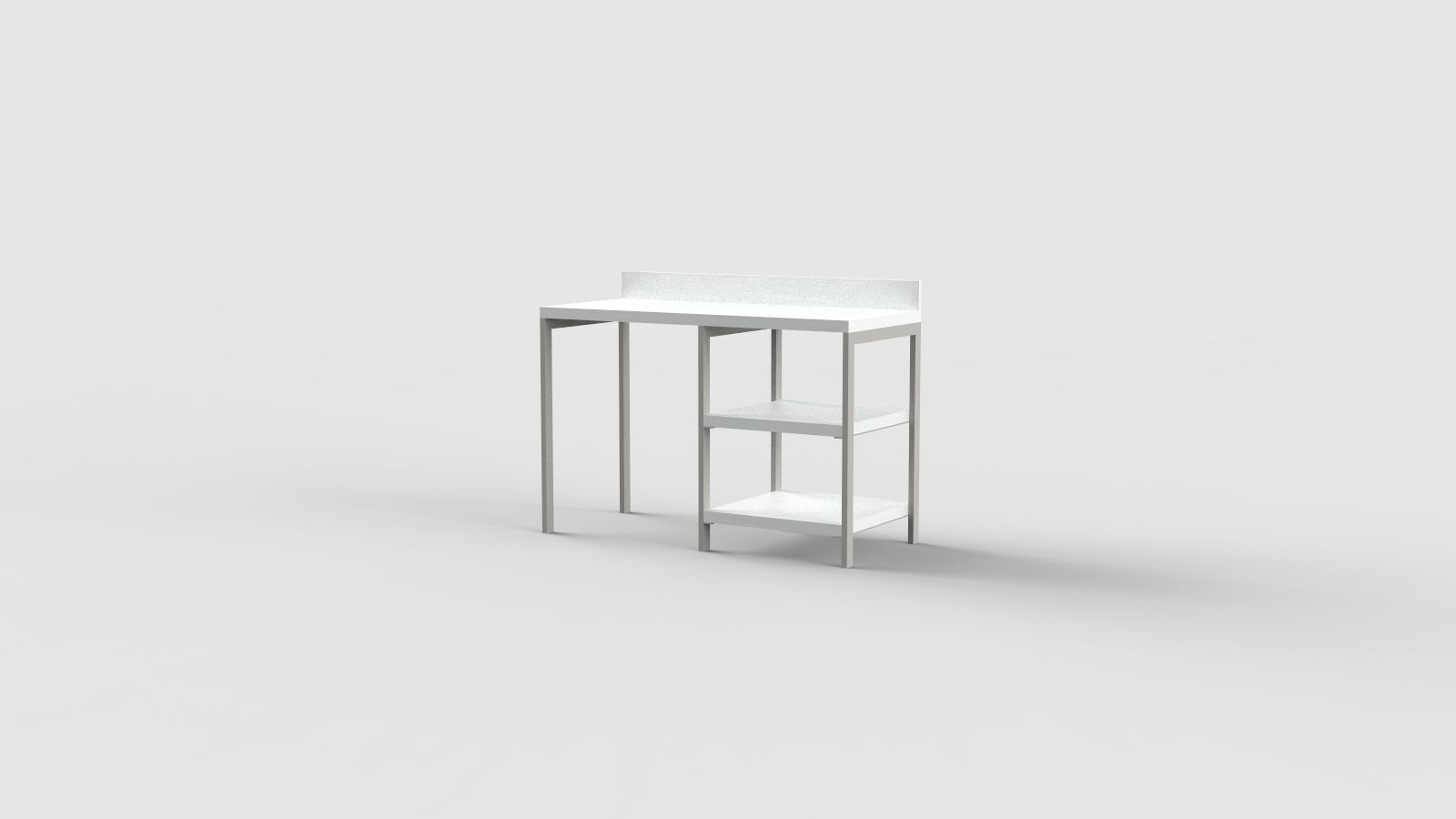 Прямоугольный стол с полками для контракта Mobilspazio ARCH-00076414 - Вид №10