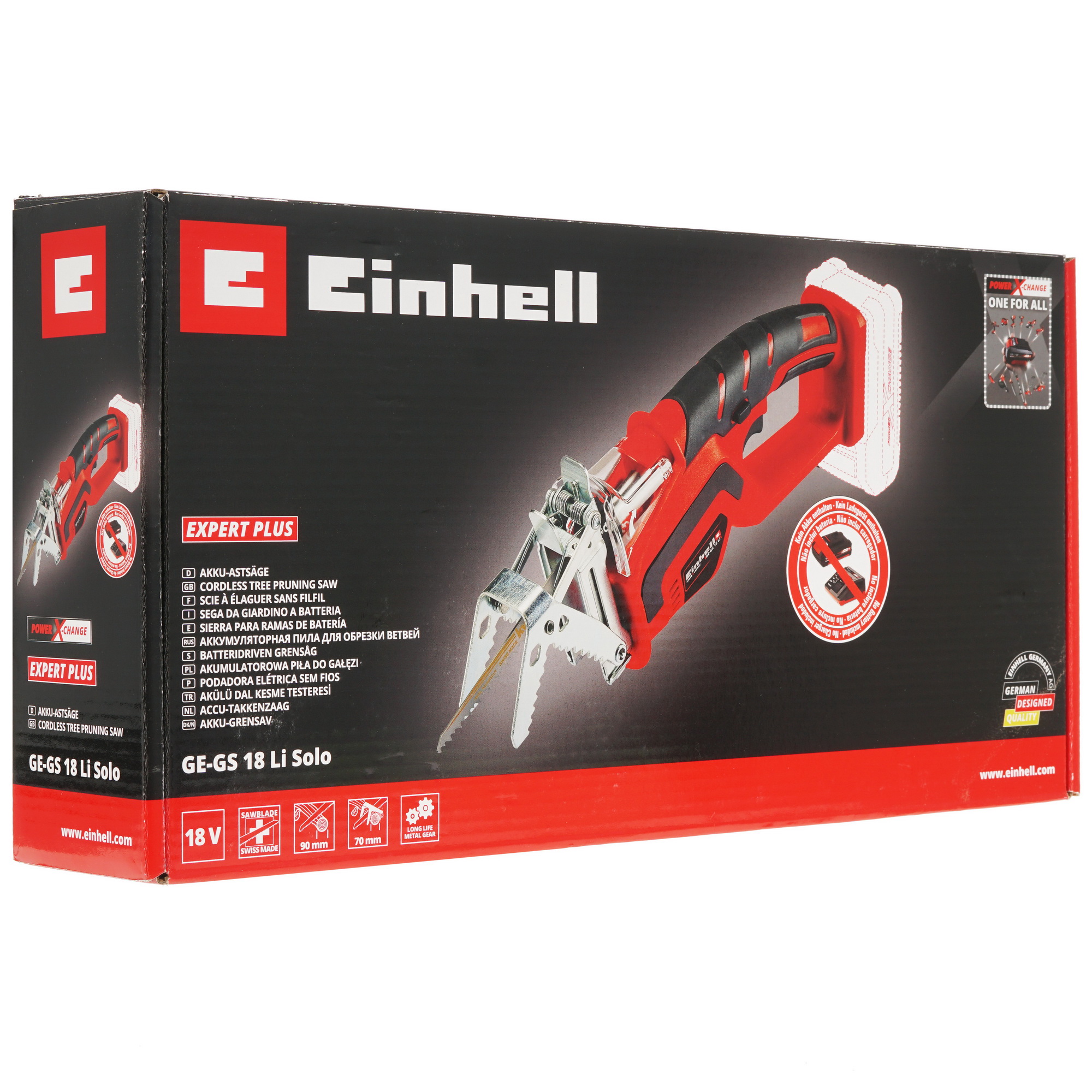 Сабельная пила Einhell PXC GE-GS 18 Li-Solo Power X Change 18V  , Без ЗУ, Без АКБ 5308561 STDN-0041146 - Вид №6