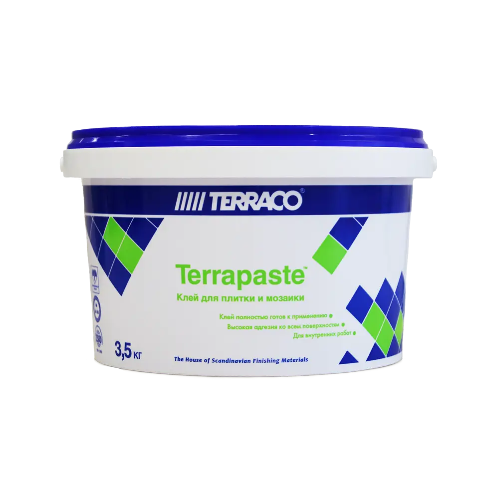 Готовый акриловый клей Terrapaste от Terraco для плитки 3.5 кг 82632975 STLM-1471104