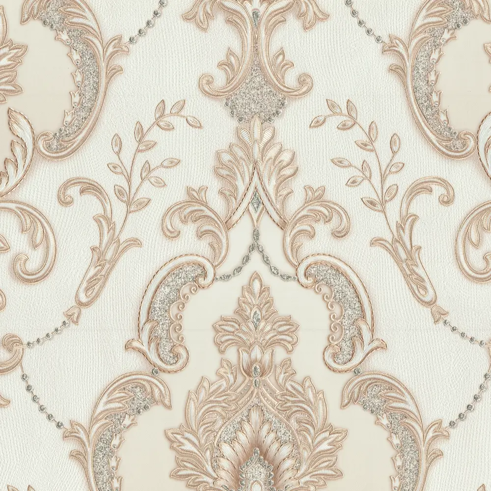 Обои флизелиновые Московская обойная фабрика Мирелла бело-золотые 1.06 м STLM-2142294 - Вид №1