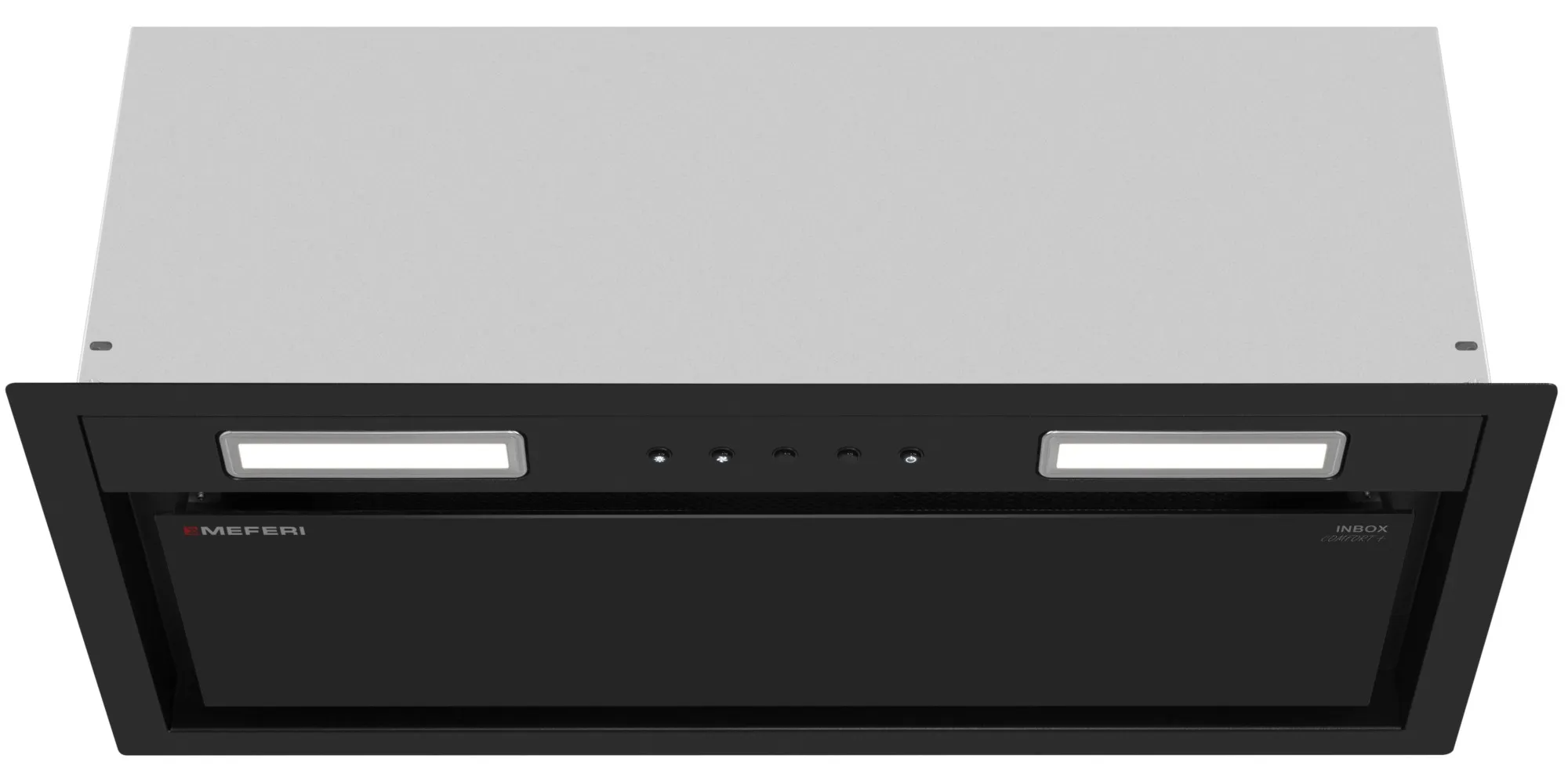 9270643 Вытяжка полновстраиваемая Meferi INBOX60BK COMFORT PLUS черный/черный STDN-0036927