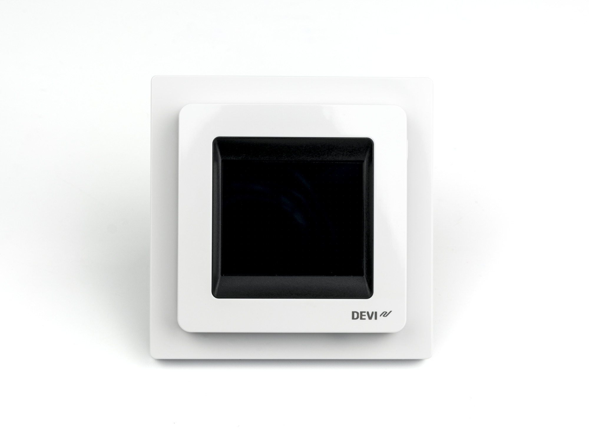 Danfoss DEVIreg™ Touch — программируемый терморегулятор для теплого пола с сенсорным дисплеем DEVIreg Touch терморегулятор черный 140F1069  - Вид №10