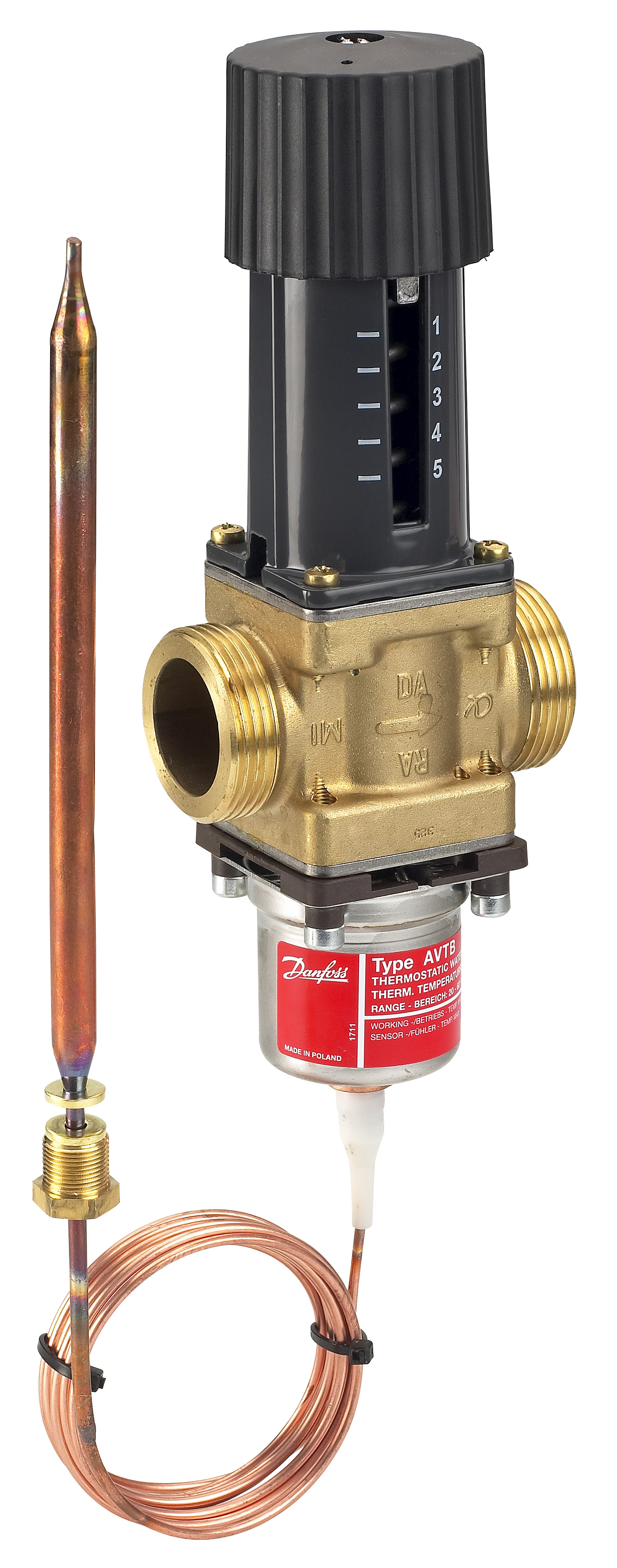 Danfoss Регулятор температуры AVTB AVTB PN16 15/1,9/30-100/2,3M/н.р. 003N5141  - Вид №15