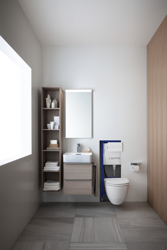 H8206917570001 Подвесной безободковый унитаз-биде с пультом дистанционного управления, с сиденьем и крышкой LAUFEN PRO - Вид №22