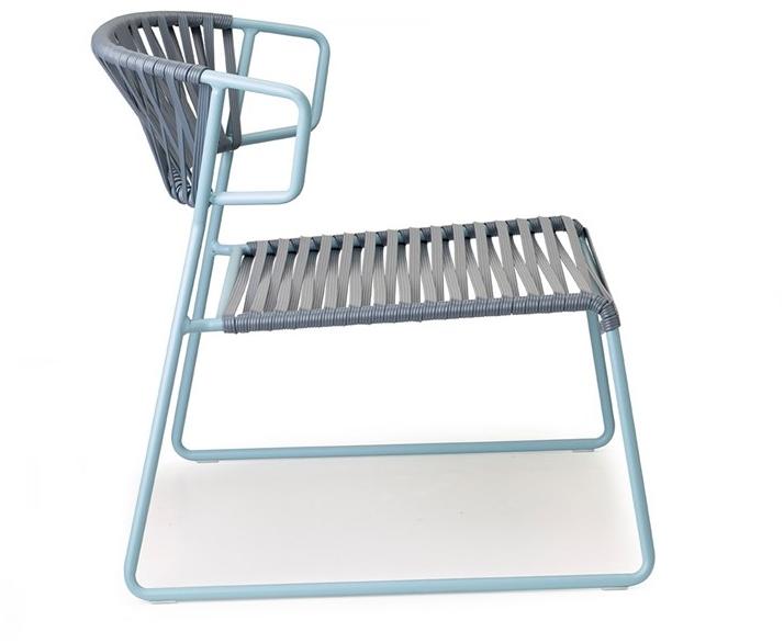 SCAB DESIGN Садовое кресло салазок из стали и пвх Lisa sun-id-1440730 - Вид №1