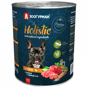 ПР0049756 Корм для собак Утка, индейка, картофель ж/б 350г ЗООГУРМАН