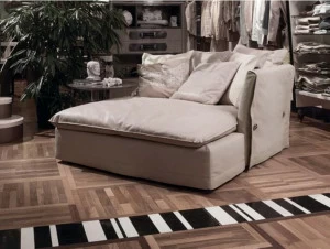 Frigerio Salotti Мягкая кушетка из кожи Kimono