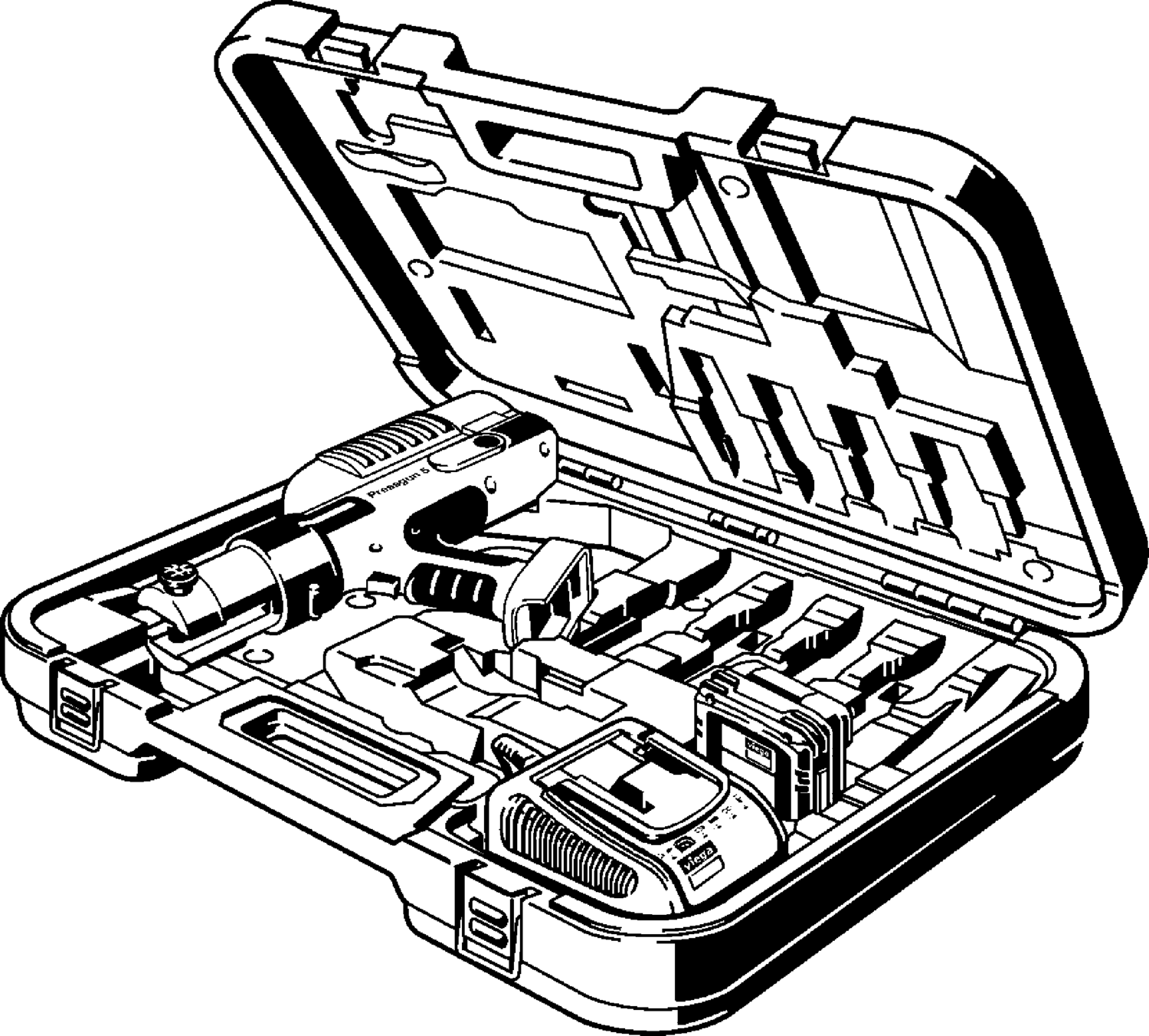 707 156 Модель 2295.2 Трубопроводные системы  Системные пресс-инструменты  Системные пресс-машины  Pressgun 5 Santreyd  - Вид №1