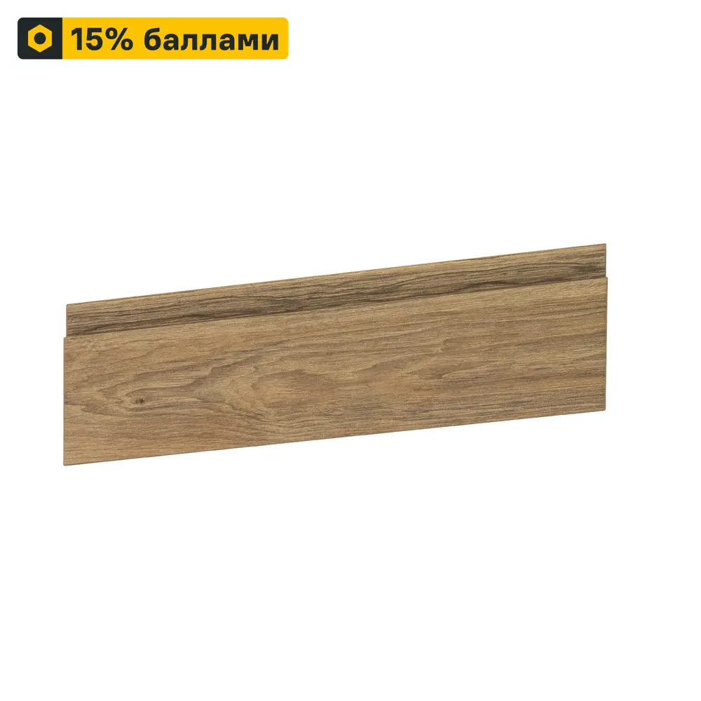Фасад для кухни Токио 39.7×12.5 см DELINIA ID в стиле темного дерева 86423427 STLM-0882608